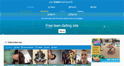 Desktop Screenshot of ourteennetwork.com